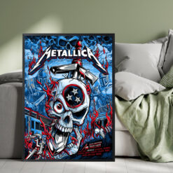 Metallica M72 Tour 2025 Nashville Pop-Up Shop Poster – Artwork by Landon Armstrong