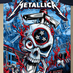 Metallica M72 Tour 2025 Nashville Pop Up Shop Poster Artwork by Landon Armstrong 5