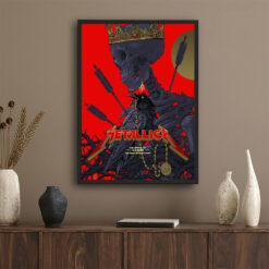 Metallica M72 Tour Columbus Night 1 Poster – Historic Crew Stadium, Ohio – May 9 2025 – Artwork by Vance Kelly