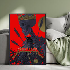 Metallica M72 Tour Columbus Night 1 Poster – Historic Crew Stadium, Ohio – May 9 2025 – Artwork by Vance Kelly