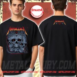 Metallica M72 Tour Columbus Pop-Up Shop Exclusive Two-Sided T-Shirt – May 09, 2025 – Columbus, Ohio – Artwork by Maxx242 & Kathleen Goff
