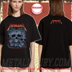 Metallica M72 Tour Columbus Pop-Up Shop Exclusive Two-Sided T-Shirt – May 09, 2025 – Columbus, Ohio – Artwork by Maxx242 & Kathleen Goff