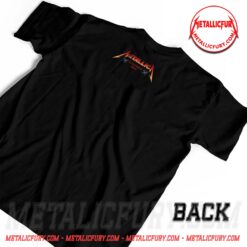 Back view of Metallica M72 Tour Columbus Pop-Up Shop Exclusive Two-Sided T-Shirt – May 09, 2025 – Columbus, Ohio – Artwork by Maxx242 & Kathleen Goff