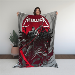Metallica M72 Tour Denver Pop Up Shop Blanket June 27 29 2025 Artwork by Becky Cloonan