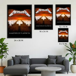 Metallica Master of Puppets Album Cover Poster High Quality Print