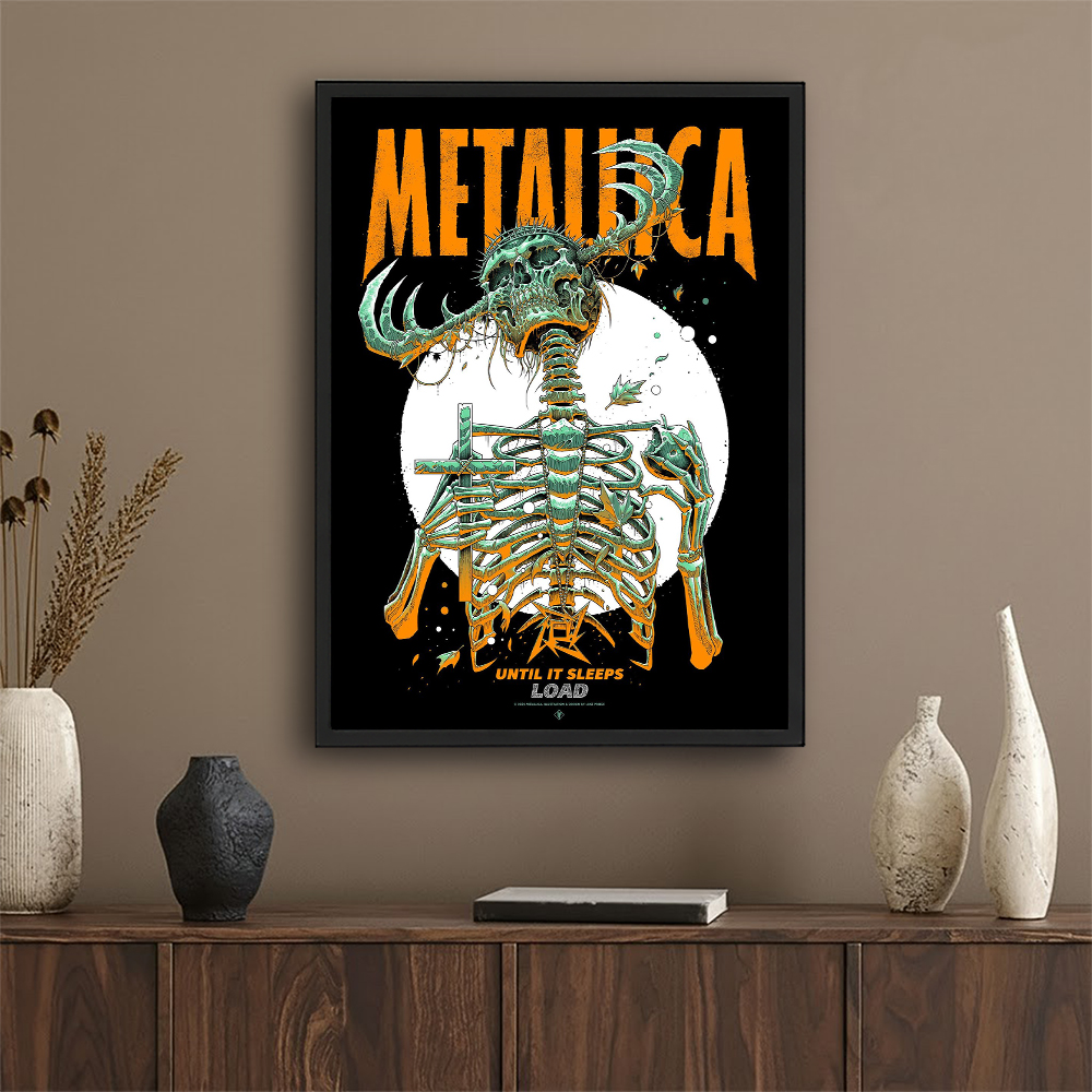 Metallica "Until It Sleeps" Poster by Luke Preece - Load Album Anniversary