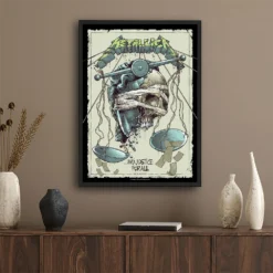 Metallica ...And Justice for All Remastered Poster - Artwork by Luke Preece