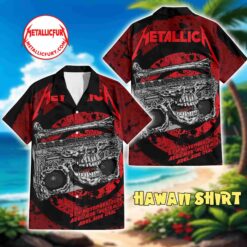 Metallica M72 Adelaide 2025 Hawaiian Shirt - Adelaide Oval, 5 November - Australia Tour