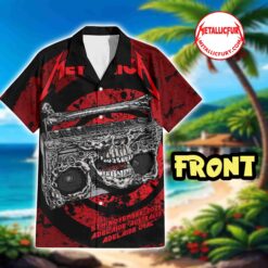 Metallica M72 Adelaide 2025 Hawaiian Shirt - Adelaide Oval, 5 November - Australia Tour
