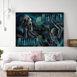 Metallica M72 Edmonton 2024 Poster – Night 1 & Night 2 – August 23 & 25