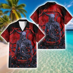 Metallica M72 Melbourne Popup Shop Hawaiian Shirt by Ken Taylor