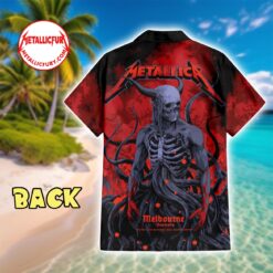 Metallica M72 Melbourne Popup Shop Hawaiian Shirt by Ken Taylor