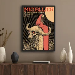 Metallica M72 Tour St. Louis Night 1 Poster – November 3 2023 – Dome at America’s Center, Missouri