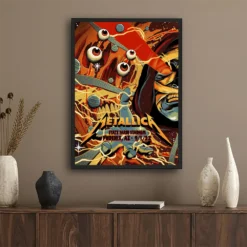 Metallica Phoenix 2023 Night 1 Poster - September 01, State Farm Stadium - Artwork by Pedro Correa