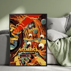 Metallica Phoenix 2023 Night 2 Poster – State Farm Stadium September 09, 2023 – M72 World Tour