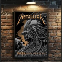 Metallica Power Trip Indio 2023 Poster – October 8, 2023 – Empire Polo Club, California - By Ian Permana