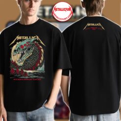 Official Metallica M72 Syracuse 2025 Pop-Up Shop T-Shirt In Syracuse, New York At JMA Wireless Dome