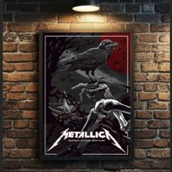 Metallica Arlington 2023 Night 1 Poster - AT&T Stadium, August 18 - M72 World Tour