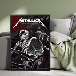 Metallica Arlington 2023 Night 2 Poster - AT&T Stadium, August 20 - By Nate Dino
