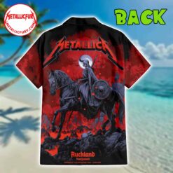 Metallica Auckland Pop-Up Shop Hawaiian Shirt – Eden Park, November 19, 2025