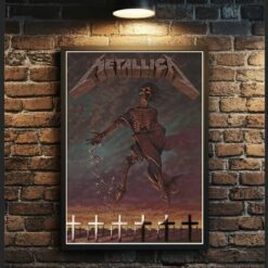 Metallica Disposable Heroes Poster - Master of Puppets 40th Anniversary Wall Art