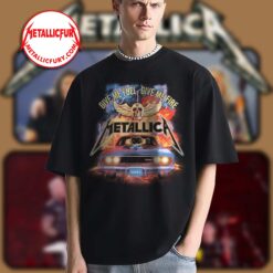 Metallica Give Me Fuel Give Me Fire Vintage Muscle Car Graphic T-Shirt