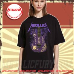 Metallica Kirk Hammett Purple Ouija Guitar T-Shirt
