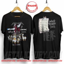 Metallica x Linkin Park Summer Sanitarium 2003 T-Shirt - The Inmates Double-Sided Concert Tee