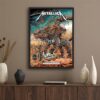 Metallica Los Angeles 2023 Night 2 Poster - SoFi Stadium Aug 27 by Juan Ma Orozco - M72 Tour
