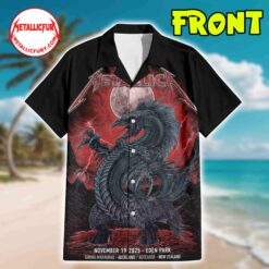 Metallica M72 Auckland Hawaiian Shirt - Eden Park, November 19, 2025