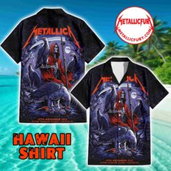 Metallica M72 World Tour Sydney Memorial Hawaiian Shirt