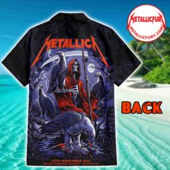 Metallica M72 World Tour Sydney Memorial Hawaiian Shirt