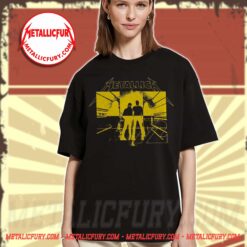 Metallica Official 72 Seasons Strobe Silhouette Graphic T-Shirt