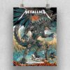Official Metallica M72 Los Angeles Night 1 Poster - Juan Ma Orozco - SoFi Stadium 2023