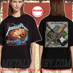 Metallica The Big 4 Yankee Stadium 2011 Double-Sided Skull T-Shirt