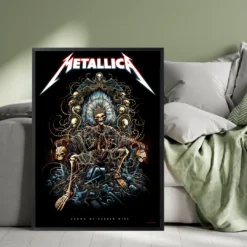 Metallica Crown of Barbed Wire Poster - By Miles Tsang