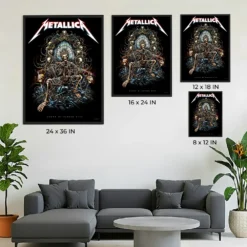Metallica Crown of Barbed Wire Poster - By Miles Tsang