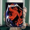 Metallica M72 East Rutherford Poster - MetLife Stadium Night 1 - Artwork by Tony Squindo