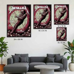 Metallica Montreal 2023 Poster | Night 2, Stade Olympique (Aug 13)