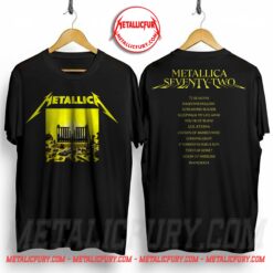 Metallica Official 72 Seasons Album Cover Double-Sided T-Shirt
