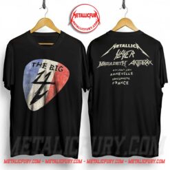 Metallica Slayer Megadeth Anthrax Tour Crew T-shirt - Big 4 Sonisphere France 2011