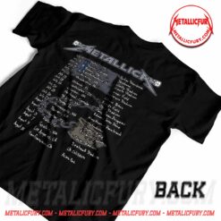 Metallica Summer Sanitarium 2003 Tour T-Shirt - Double Sided Graphic Band Tee Y2K