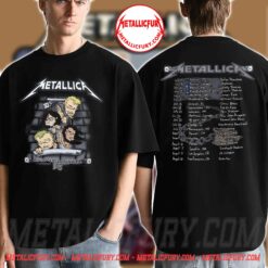 Metallica Summer Sanitarium 2003 Tour T-Shirt - Double Sided Graphic Band Tee Y2K