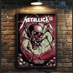 Official Metallica Montreal Poster 2023 - Stade Olympique Night 1
