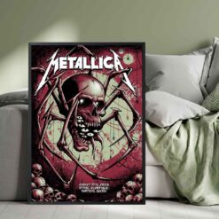 Official Metallica Montreal Poster 2023 - Stade Olympique Night 1