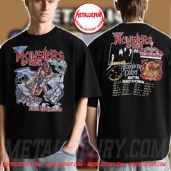 Vintage 1988 Monsters of Rock Tour T-Shirt - Metallica x Scorpions x Van Halen - Metal Madness Bootleg