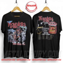 Vintage 1988 Monsters of Rock Tour T-Shirt - Metallica x Scorpions x Van Halen - Metal Madness Bootleg