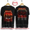 Metallica Bucharest Pop-Up Shop Setlist Backprint T-Shirt M72 Romania 2026