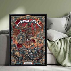 Metallica M72 Athens 2026 Pop-up Shop Poster - Olympic Stadium, Greece - European Tour on May 9 2026