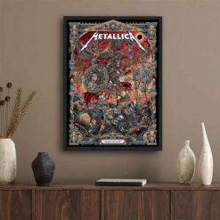 Metallica M72 Athens 2026 Pop-up Shop Poster - Olympic Stadium, Greece - European Tour on May 9 2026